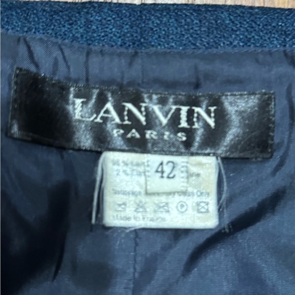 Lanvin Blue Knee-Length Pencil Skirt for Work - Picture 4 of 4